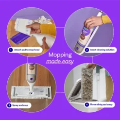 Swiffer Power Mop Wood Mop Kit For Wood Floor Cleaning -Household Cleaning Supplies GUEST ac57f8b9 61ce 4843 808b 3d8974f0495b