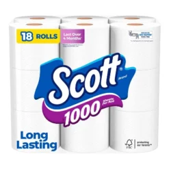 Scott 1000 Septic-Safe 1-Ply Toilet Paper -Household Cleaning Supplies GUEST ad8c9bad eb2f 4c35 9a44 70f57e1479e3