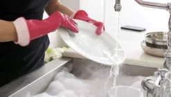 Casabella Premium Waterblock Cleaning Gloves Pink - 2 Pair (4 Gloves) -Household Cleaning Supplies GUEST af2a3798 1944 4a3c 8508 2f9fe5fb4e96