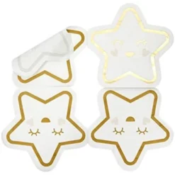 Sparkle And Bash 50 Pack Twinkle Little Star Paper Napkins For Baby Shower Decorations (6.5 In) -Household Cleaning Supplies GUEST b677bee0 2b63 4494 81a9 494645508aaf
