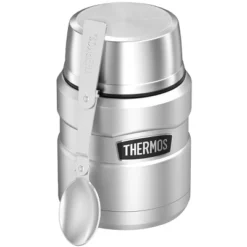 Thermos 16 Oz. Stainless King Vacuum Insulated Stainless Steel Food Jar -Household Cleaning Supplies GUEST bcfe8dfe 2687 40fa 8850 a74769513c8d