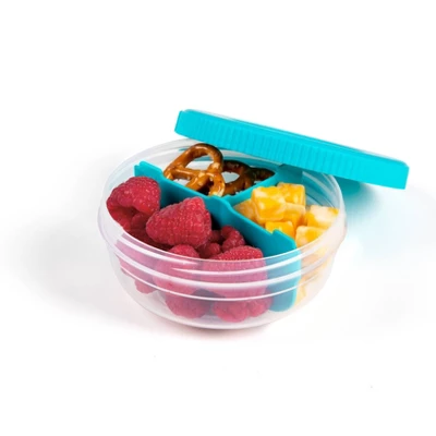 SnapLock Snack Stack Food Storage Container - Clear - 3pk 4 SnapLock Snack Stack Food Storage Container - Clear - 3pk - Image 2