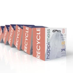 Drawstring Trash Can Liner (60-Count, 3-Packs Of 20 Liners) - Happimess -Household Cleaning Supplies GUEST c0d7f021 820a 48af b208 bc267a2d811c