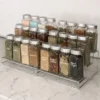 Talented Kitchen 2 Pack Spice Rack Organizer With 24 Glass Spice Jars Seasoning Containers 4 Oz, Spice Labels & 3-Tier Rack For Cabinets -Household Cleaning Supplies GUEST c170c23f fc7b 44f1 b82d 4611a34284ac