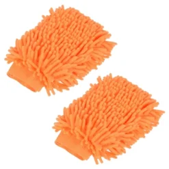 Unique Bargains Microfiber Soft Chenille Double Sided Cleaning Gloves 9.84" X 6.69" 2 Pcs -Household Cleaning Supplies GUEST c38b2a7e 4f80 43a4 8670 38fdb3df2172