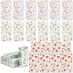 Sparkle And Bash 24 Pack Holiday Pocket Tissues, Christmas Party Favors, Travel Size Wipes In 4 Designs 9 Sparkle And Bash 24 Pack Holiday Pocket Tissues, Christmas Party Favors, Travel Size Wipes In 4 Designs -Household Cleaning Supplies GUEST c3a6fab9 c518 44d2 8baa cdbd40846478