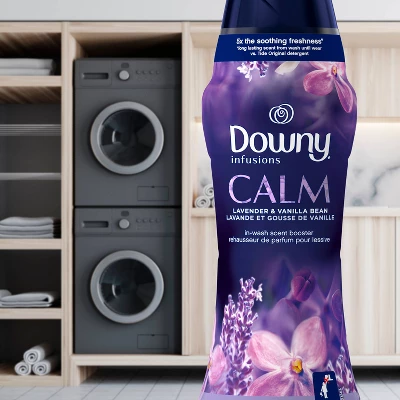 Downy Infusions Calm Lavender & Vanilla Bean Scent In-Wash Booster Beads 6 Downy Infusions Calm Lavender & Vanilla Bean Scent In-Wash Booster Beads - Image 4