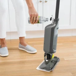 Shark VACMOP Pro Cordless Hard Floor Vacuum Mop With Headlights - Gray -Household Cleaning Supplies GUEST c46b557c 46cd 44f5 8200 dc4683c6e161