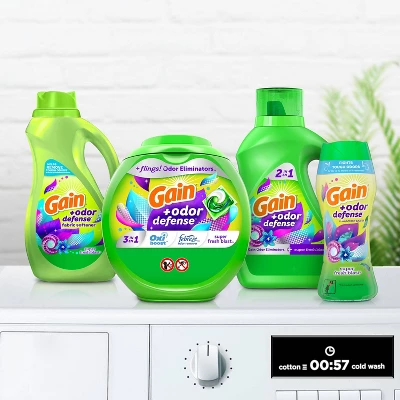 Gain Flings Super Fresh 3-in-1 With Febreze And Oxi Odor Defense Liquid Laundry Detergent Pacs 12 Gain Flings Super Fresh 3-in-1 With Febreze And Oxi Odor Defense Liquid Laundry Detergent Pacs - Image 10