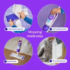 Swiffer Power Mop Multi-Surface Mop Kit For Floor Cleaning -Household Cleaning Supplies GUEST c65a61f5 f6b1 4984 8335 7a2352953707