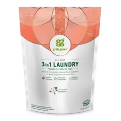 Grab Green 3 In 1 Laundry Detergent Pods, Gardenia Scent -Household Cleaning Supplies GUEST caf6a1f0 a11f 4522 a5a9 a02bddec07f4