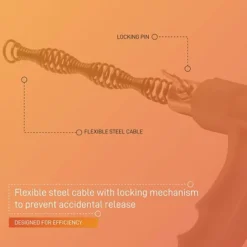 DrainX® Plumbing Snake Drain Auger, 16 Ft. -Household Cleaning Supplies GUEST cb390dc1 b7ef 40b7 97fa 2d080ef0b039