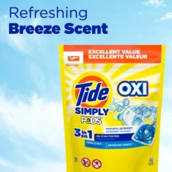 Tide Simply Pods Oxi Refreshing Liquid Laundry Detergent Pacs - Breeze - 30oz/55ct -Household Cleaning Supplies GUEST cc1afd6e 72f9 47e9 a6e7 ed6fc4b2c13a
