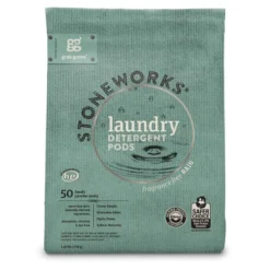 Grab Green Stoneworks Laundry Detergent Pods, Fragrance Free Rain Scent -Household Cleaning Supplies GUEST ce59b734 7934 4712 99c8 580f2097877c