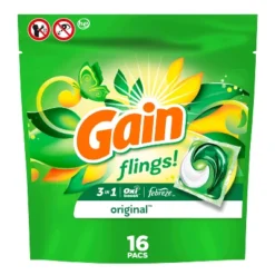 Gain Flings! Laundry Detergent Pacs - Original -Household Cleaning Supplies GUEST cfba4a28 fc22 4386 820a a81b471113f5