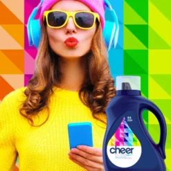 Cheer HE Compatible Liquid Laundry Detergent - 154 Fl Oz -Household Cleaning Supplies GUEST d22139d4 0fb1 4b3f b6a6 d0464c8a321e