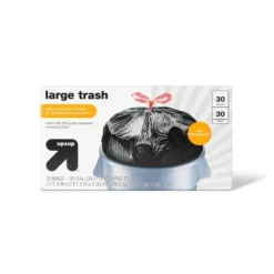 Large Drawstring Trash Bags - 30 Gallon - Up & Up™ -Household Cleaning Supplies GUEST d31a3e47 fe0e 45f6 8d2c a59613c3001c