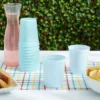 Blue Panda 24 Pack 16oz Light Blue Plastic Stadium Cups For Birthday Parties, Graduations, Bridal Showers, Baby Showers -Household Cleaning Supplies GUEST d3e6e595 75e2 43db 949a 1a99e9b1e9e4