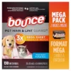Bounce Pet Hair And Lint Guard Mega Dryer Sheets - Fresh -Household Cleaning Supplies GUEST d4a7900b 69a6 43a9 905f fa20c09dce01