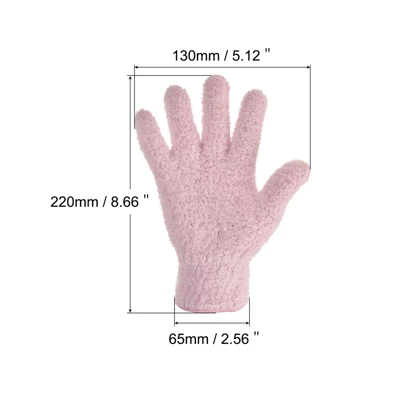 Unique Bargains Dusting Cleaning Gloves Microfiber Mitten For Plant Lamp Window 3 Unique Bargains Dusting Cleaning Gloves Microfiber Mitten For Plant Lamp Window