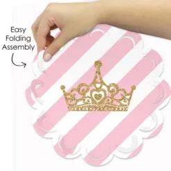 Big Dot Of Happiness Little Princess Crown Princess Baby Shower Or Birthday Party Round Table Decorations - Paper Chargers - Place Setting For 12 -Household Cleaning Supplies GUEST d81a4b41 ee24 42f3 84a3 e2456d3b2ae6