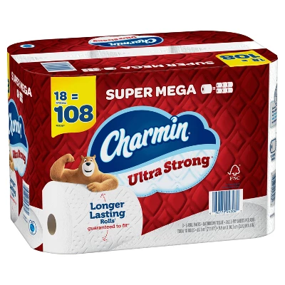 Charmin Ultra Strong Toilet Paper 12 Charmin Ultra Strong Toilet Paper - Image 10