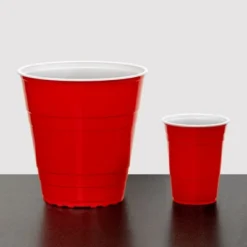GoBig Giant 110 Oz Red Party Cup 24 Pack With 4 XL Pong Balls - 24 Giant Cups For Beer Pong, Flip Cup Or Novelty Use -Household Cleaning Supplies GUEST deea19ab 0f8c 4070 8192 30903c123723