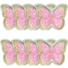 Creative Converting 24ct Golden Butterfly Shaped Paper Plates Pink -Household Cleaning Supplies GUEST df33369e 1575 48b7 bf82 beb2a23a89da