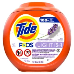 Tide Pods Light Laundry Detergent - White Lavender -Household Cleaning Supplies GUEST e1dbb3be be13 4a1c 8123 197950b0239c