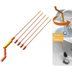 Grand Fusion FlexiSnake 18" Drain Weasel Sink Snake Cleaner 5pk 9 Grand Fusion FlexiSnake 18" Drain Weasel Sink Snake Cleaner 5pk -Household Cleaning Supplies GUEST e47571d6 127e 4033 9c96 f18b84332ba1