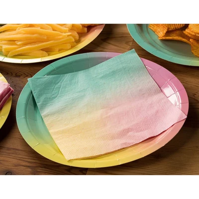 Blue Panda 150-Pack Rainbow Pastel Disposable Paper Napkins Party Supplies 3 Blue Panda 150-Pack Rainbow Pastel Disposable Paper Napkins Party Supplies
