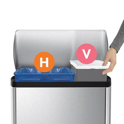 Simplehuman 16-18L 60ct Code V Custom Fit Trash Bags Liner Blue 5 Simplehuman 16-18L 60ct Code V Custom Fit Trash Bags Liner Blue - Image 3