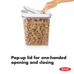 OXO POP 2.5qt Airtight Small Cereal Dispenser -Household Cleaning Supplies GUEST ed33e895 4649 4a4a b1d6 0d607478f09f