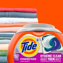 Tide Power Pods Clean Laundry Detergent - Spring Meadow -Household Cleaning Supplies GUEST eef4e06e 20b4 47aa b856 bbff894d8f89