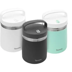 Tovolo Food Container Stainless Steel Traveler (Mint/White) - 2 Quart -Household Cleaning Supplies GUEST f1c328c2 f104 4a20 a88d a31e51686e1b
