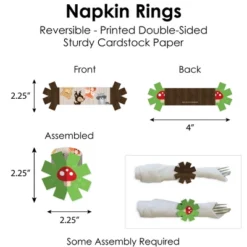 Big Dot Of Happiness Woodland Creatures - Baby Shower Or Birthday Party Paper Charger And Table Decorations - Chargerific Kit - Place Setting For 8 -Household Cleaning Supplies GUEST f3f26911 0963 4502 8ef2 62d300f1474b