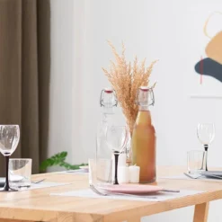 Nevlers Round Airtight Swing Top Bottles - Glass 17oz (12pk) -Household Cleaning Supplies GUEST f633578a 24df 474d a342 297a9bb79472