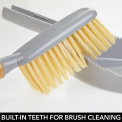 MDesign Hand Held Dustpan And Brush Set - Angled Brush -Household Cleaning Supplies GUEST f837b702 4902 4c5b 8166 7f99368bbb98