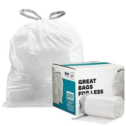 Plasticplace 5.2 Gallon Simplehuman®* Compatible Code D Blue Trash Bags (200 Count) -Household Cleaning Supplies GUEST f9e92206 9339 4e5c ab4c 61fececae7ac