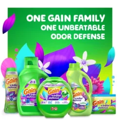 Gain + Odor Defense Super Fresh Blast Scent HE Compatible Liquid Laundry Detergent -Household Cleaning Supplies GUEST faa5a701 36af 4b7e 8333 a5457619adec 1