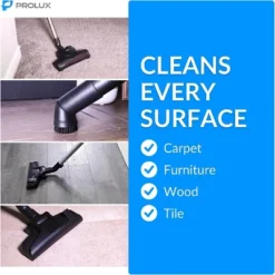 Prolux Tritan Canister Vacuum HEPA Sealed Hard Floor Vacuum -Household Cleaning Supplies GUEST fc134ced bc40 4a40 803a 71043f5802b0