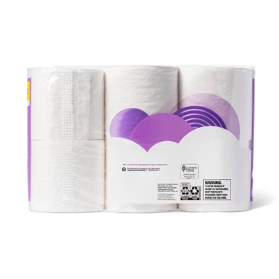 1000 Sheets Per Roll Toilet Paper - Up & Up™ 3 1000 Sheets Per Roll Toilet Paper - Up & Up™
