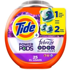 Tide Power Pods Febreze Odor Eliminator Laundry Detergent - Spring And Renewal 25 Tide Power Pods Febreze Odor Eliminator Laundry Detergent - Spring And Renewal -Household Cleaning Supplies GUEST ff1e1c00 5ac2 4f61 b6ef a581f6716796