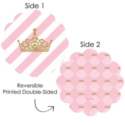 Big Dot Of Happiness Little Princess Crown Princess Baby Shower Or Birthday Party Round Table Decorations - Paper Chargers - Place Setting For 12 -Household Cleaning Supplies GUEST ffe1562c 1b95 4eb8 8b67 c8f697b7bbbf